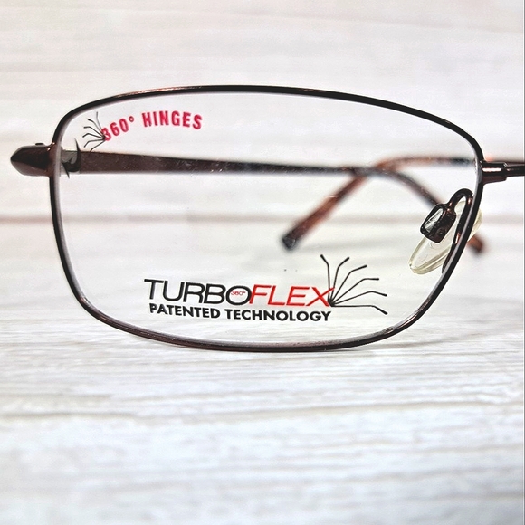 New EASY TWIST Eyeglass Frame, 360° Hinges, Lightweight Brown FLEXIBLE glasses - Picture 2 of 5